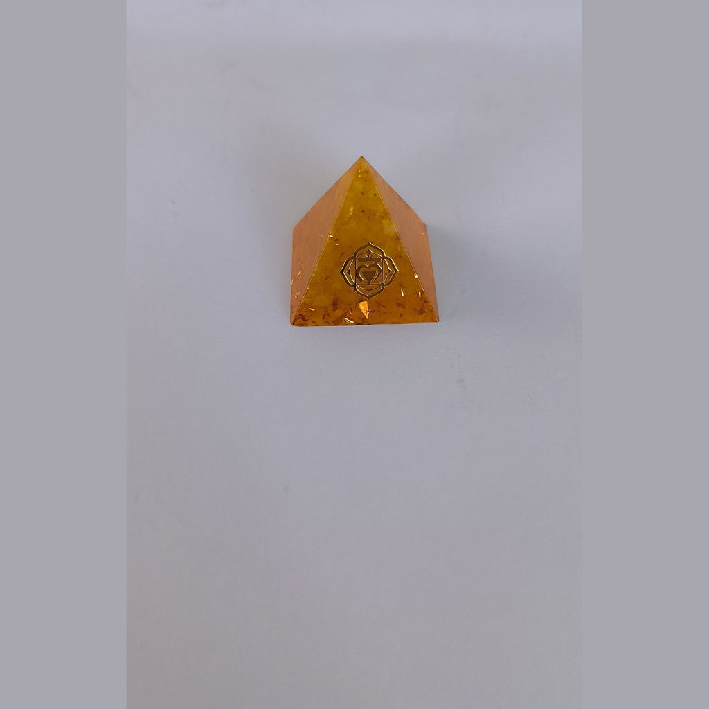 Pyramide Orgonite Orange – Chakra Sacré