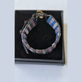 Bracelet Lapis-Lazuli & Améthyste Naturels – Élégance Artisanale